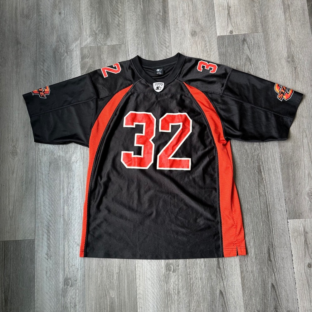 Oklahoma State Cowboys #32 Starter Football Jersey Men's Large Black Orange